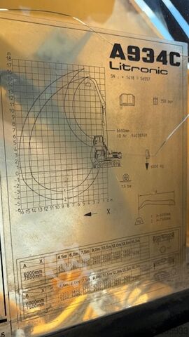 Movimentatore di materiali Liebherr A934C Litr.