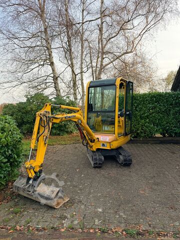 Komatsu PC12R 8, 2 x extra funktion, minigrävare, grävare, kran, 1,5 ton komatsu PC12R 8