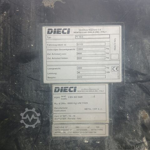 Fresa per tunnel DIECI PY 16-D