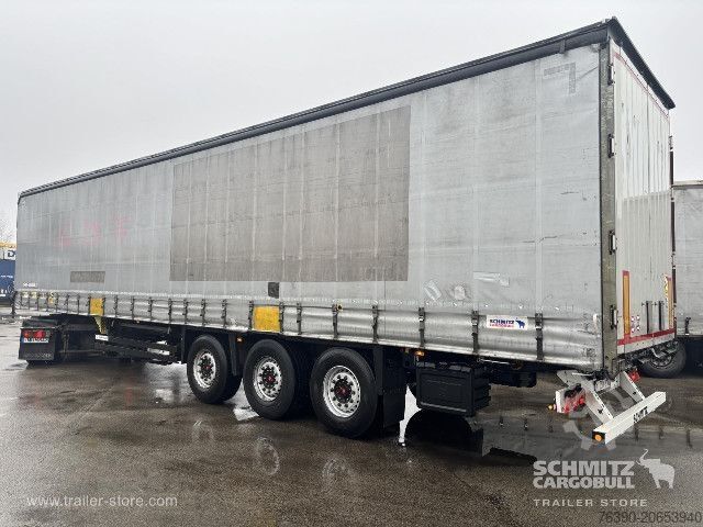 Brandalı açık yarı römork Schmitz Cargobull Semitrailer Curtainsider Standard