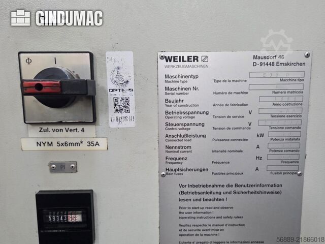Weiler E35 D Weiler E35 D
