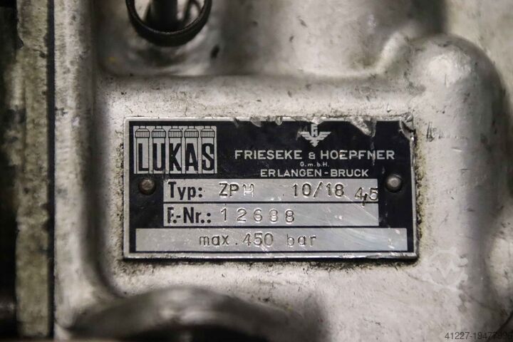 Kézi hidraulikus szivattyú 500 bar Lukas ZPH 10/18