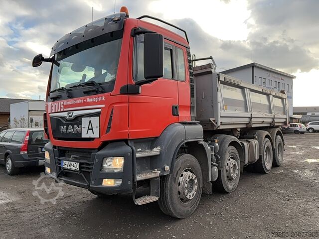 Skraldevogn MAN TGS 35.460 8x4 Meiller 3-way tipper