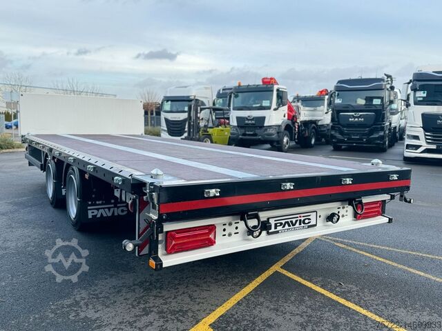 Benne ouverte PAVIC TBPA 14 64ZC PRITSCHE MIT CONTAINERVERRIEGELUNG
