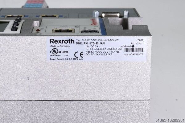 Moduł sterujący, GU1 Rexroth R911170460