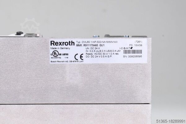 Moduł sterujący, GU1 Rexroth R911170460