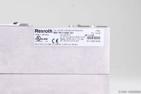 Moduł sterujący, GO1 Rexroth R911170460