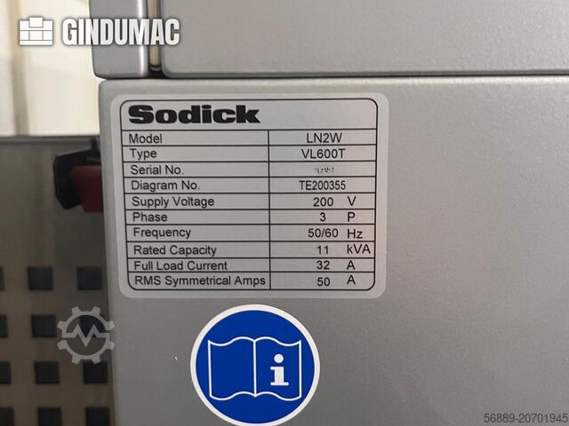 Wire EDM Machine Sodick VL 600Q