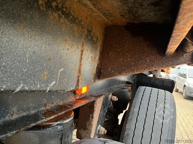 Tresidigt tippvagnssläp RENDERS Tandem-3-Seiten-Kipper RMAD 9-9L Kippanhänger