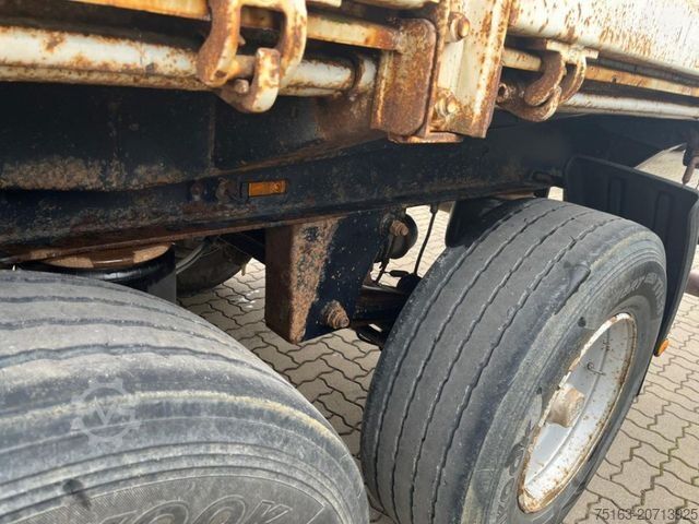 Tresidigt tippvagnssläp RENDERS Tandem-3-Seiten-Kipper RMAD 9-9L Kippanhänger