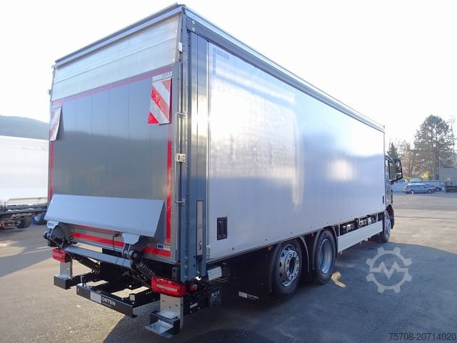 Camion cu platformă și prelată MAN 26.320 TGM*8m SafeServer*Lift/Lenk*2,5to LBW*NEU