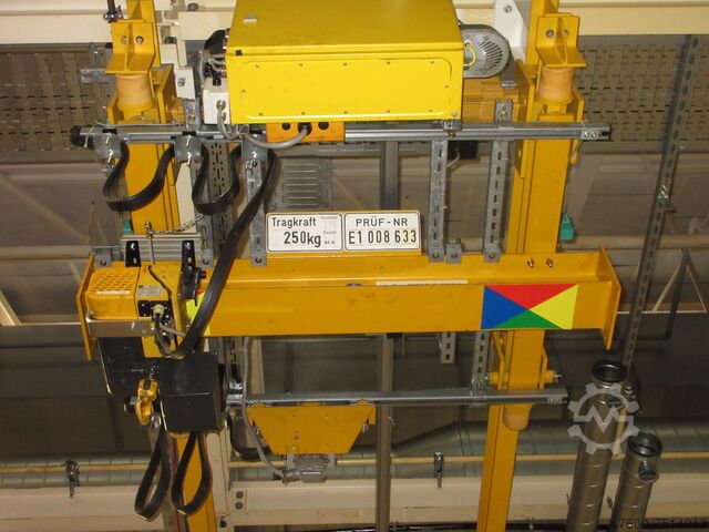 Híddaru Csarnok daru Daru kifutópálya Daru daru Stahl 250KG Hängekran 1,5-6,35 m Kranhimmel Portalkran Kran mehrere vorh.