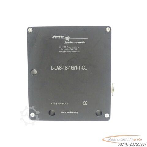 Składnik  Sensor Instruments L-LAS-TB-16x1-T-CL Laser-Durchlicht-Zeilensensor 04077-T