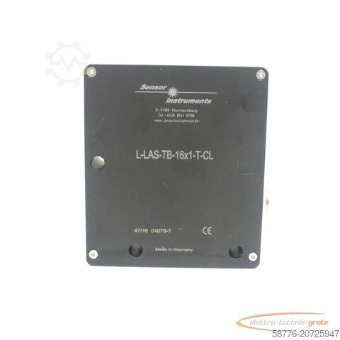 Składnik  Sensor Instruments L-LAS-TB-16x1-T-CL Laser-Durchlicht-Zeilensensor 04079-T