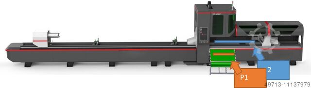 Lasersnijmachine Dynamic Power Laser FLT-6035ET / 3 Spannfutter / 3kW Raycus