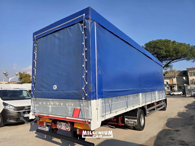 Kamion sa platformom i ceradom IVECO EUROCARGO 150E24 TECTOR KM 392000 M 9,80