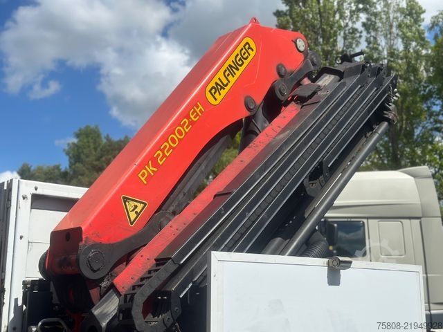 Lastbilsmonterad kran MERCEDES-BENZ Actros MP5 2545 Baustoff Palfinger PK22002 Funk