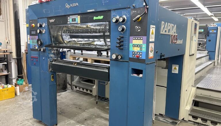 Offset printing machine KBA RAPIDA 105U-4 + L