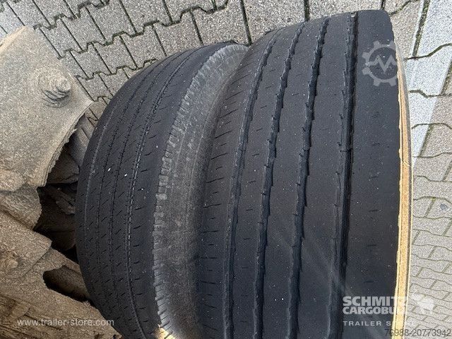 Box semitrailer Groenewegen Trockenfrachtkoffer Standard Ladebordwand