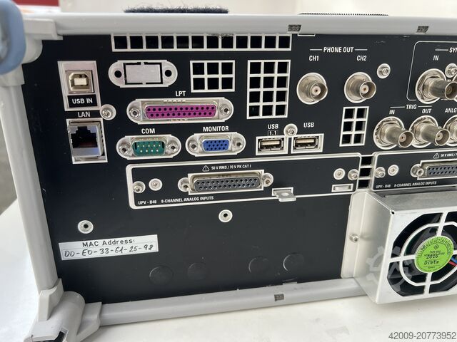 Audio analyzer Rohde & Schwarz UPV K1 K4 U2 B2 B3 B42 B48