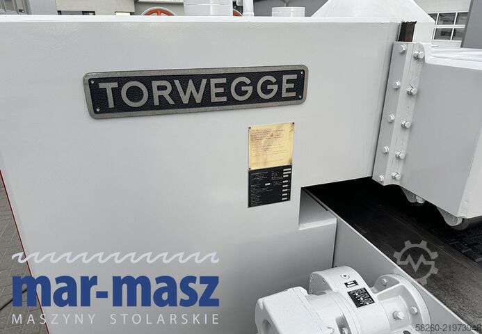 Ketten-Mehrblattkreissäge mit 2 Zuführtischen Torwegge H34 380/120