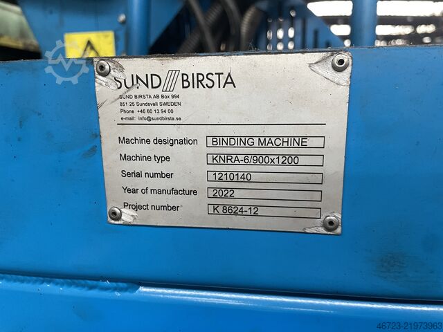 Máquina atadora de paquetes Sund Birsta KNRA-6/900x1200