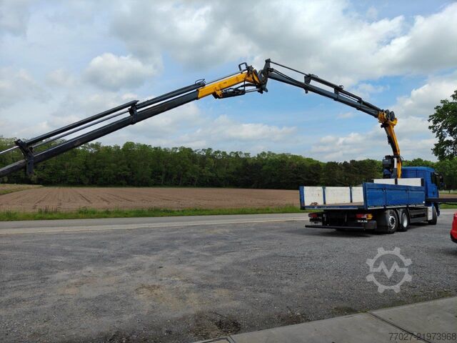 Plataforma de carga MAN TGS 26.360 Crane Copma 210 + JIB