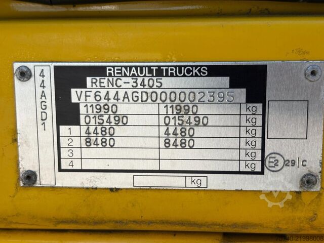 Kyld/fryst transport Renault Midlum 220 DXI + CARRIER XARIOS 600  + EURO 5 +...