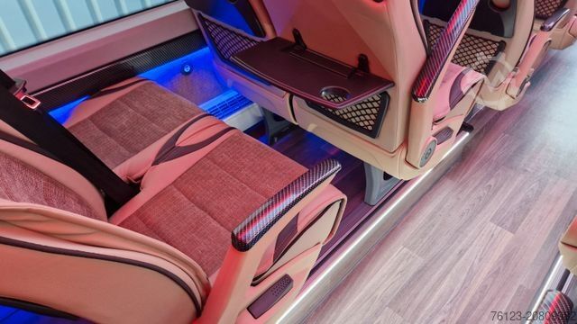 Minibus MERCEDES-BENZ 519 und 517 Glasdach XXL 20 Sitze Stock