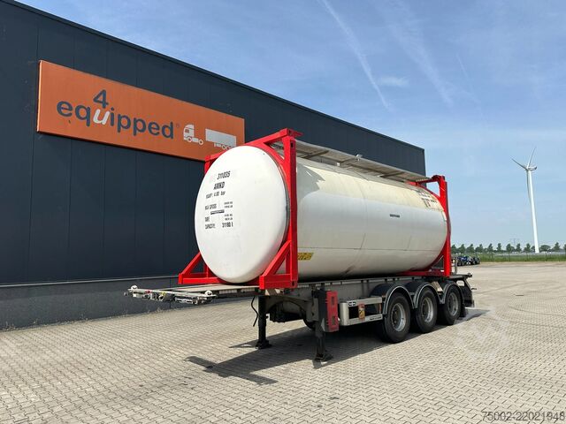 Tartály Van Hool 20FT/30FT ADR CHASSIS + 20FT SWAP TANKCONTAINER...