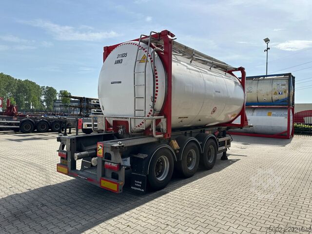 Tartály Van Hool 20FT/30FT ADR CHASSIS + 20FT SWAP TANKCONTAINER...