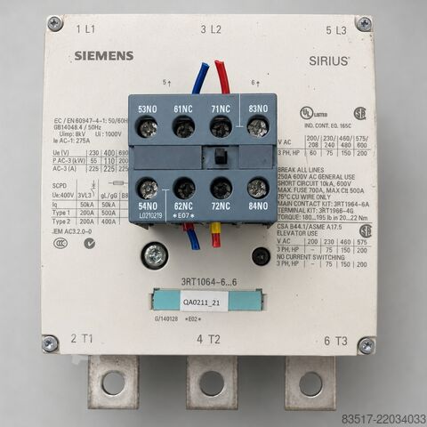 μονάδα ελέγχου Siemens SIRIUS 3RT 1064