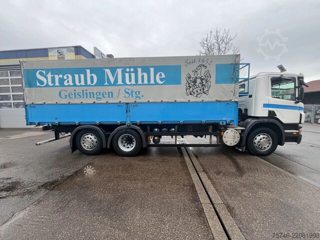 Ponyva Scania P320 DB 6x2 4 MNB  *BDF *Pritsche/Plane Brücke