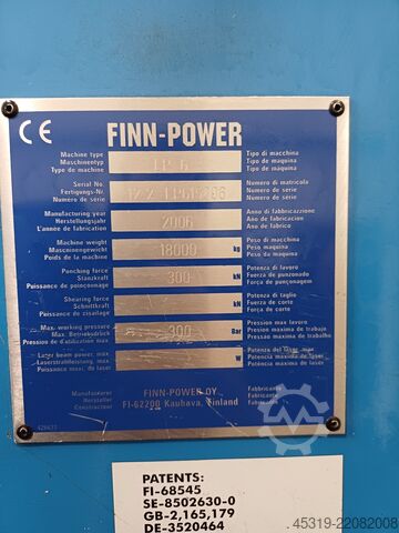 Mašina za bušenje i izbijanje sa laserom FINNPOWER LP-6