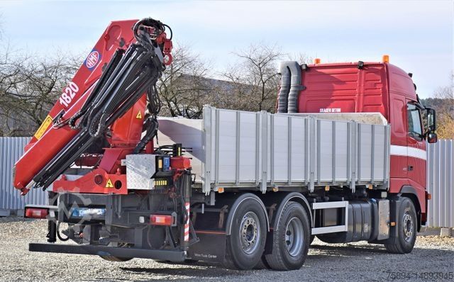 Autolaadkraan VOLVO FH 480 Kipper 6,20m + HMF 1823 K3 + FUNK