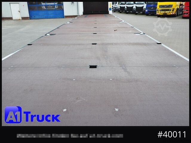 Oplegger met vlakke laadvloer KRONE 5 x SD, Mega, Twistlock, Container, NEU