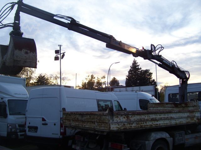 Driewegkiepwagen MERCEDES-BENZ Atego 815 MKG Kran