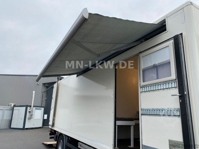 Camión caja MAN TGM 18.290 KOFFER RENNSPORT WOHNABTEIL LBW 3t