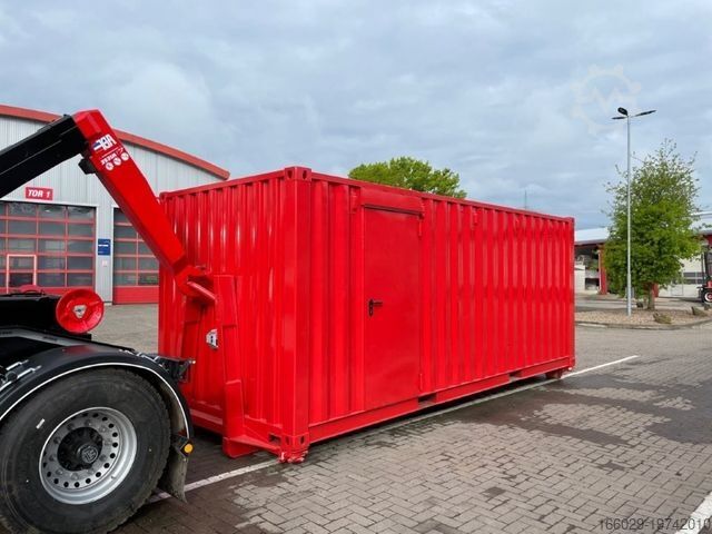 Remolque con chasis intercambiable  Wiese Abrollcontainer für Baustelle/Werkstatt/..