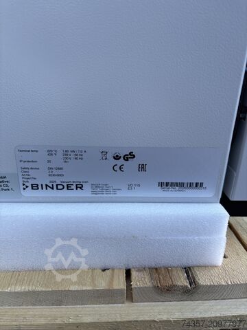 Suszarka próżniowa Binder VD 115 Binder VD 115
