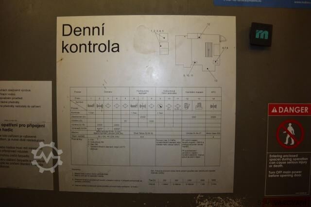 Horisontellt bearbetningscenter Makino F5
