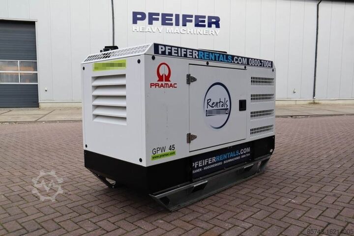 Aggregaat Pramac GPW45Y/FS5 Valid inspection, *Guarantee! Diesel, 4