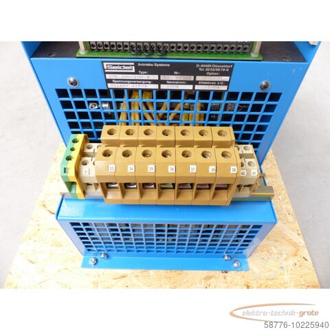 Seidel komponenta Seidel 20K-200/100-B Umrichter SN: 52-59933 L 3x148V 21 kVA