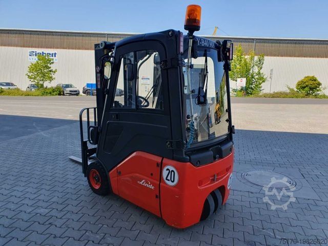 Első homlokrakodó targonca LINDE E14 - 01 / Triplex: 4.10m! / SS / nur 1.003h!