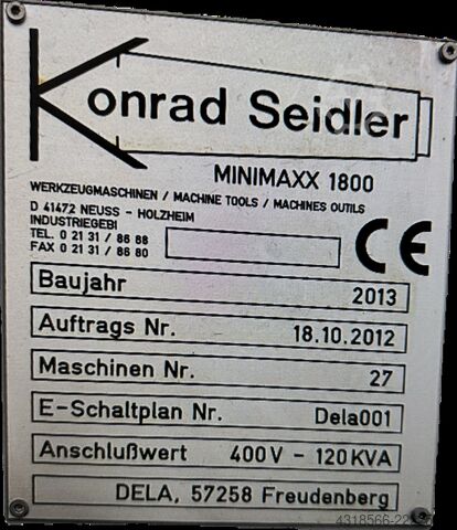 Strung CNC Konrad Seidler MINIMAXX 1800