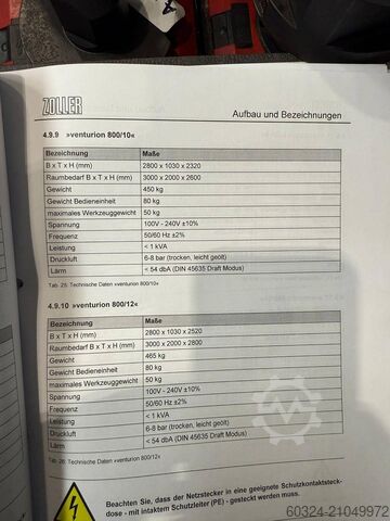 Měřicí stroje ZOLLER Venturion 810C3