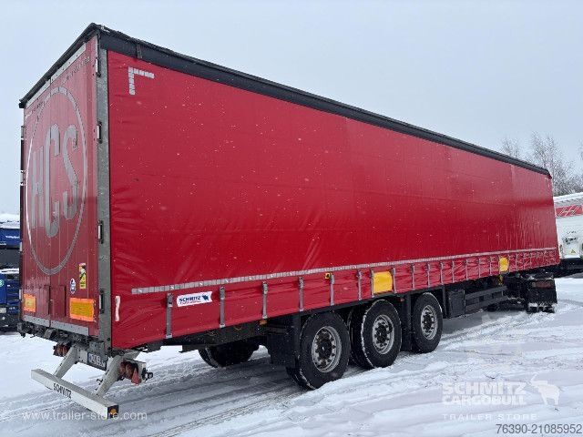 Open oplegger met zeil Schmitz Cargobull Semitrailer Curtainsider Standard