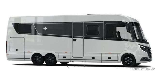 Integraal camper NIESMANN+BISCHOFF Arto 84, Gas-/Festtank,Sat,Autark,Eifelgrau,AHK