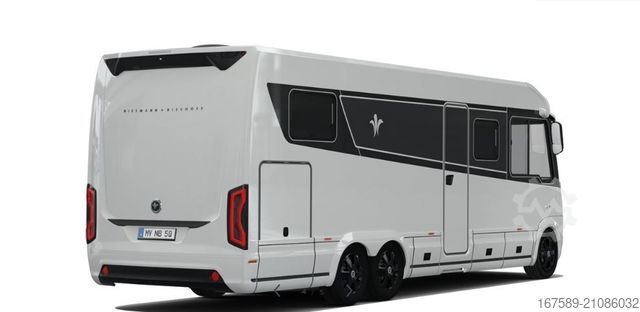 Integraal camper NIESMANN+BISCHOFF Arto 84, Gas-/Festtank,Sat,Autark,Eifelgrau,AHK