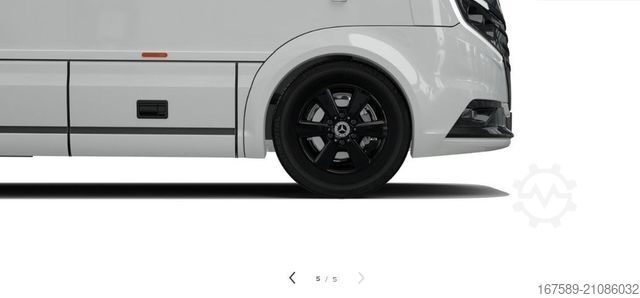 Integraal camper NIESMANN+BISCHOFF Arto 84, Gas-/Festtank,Sat,Autark,Eifelgrau,AHK